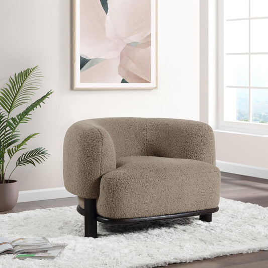 Lawler Accent Chair in Brown / Black - Coaster Furniture