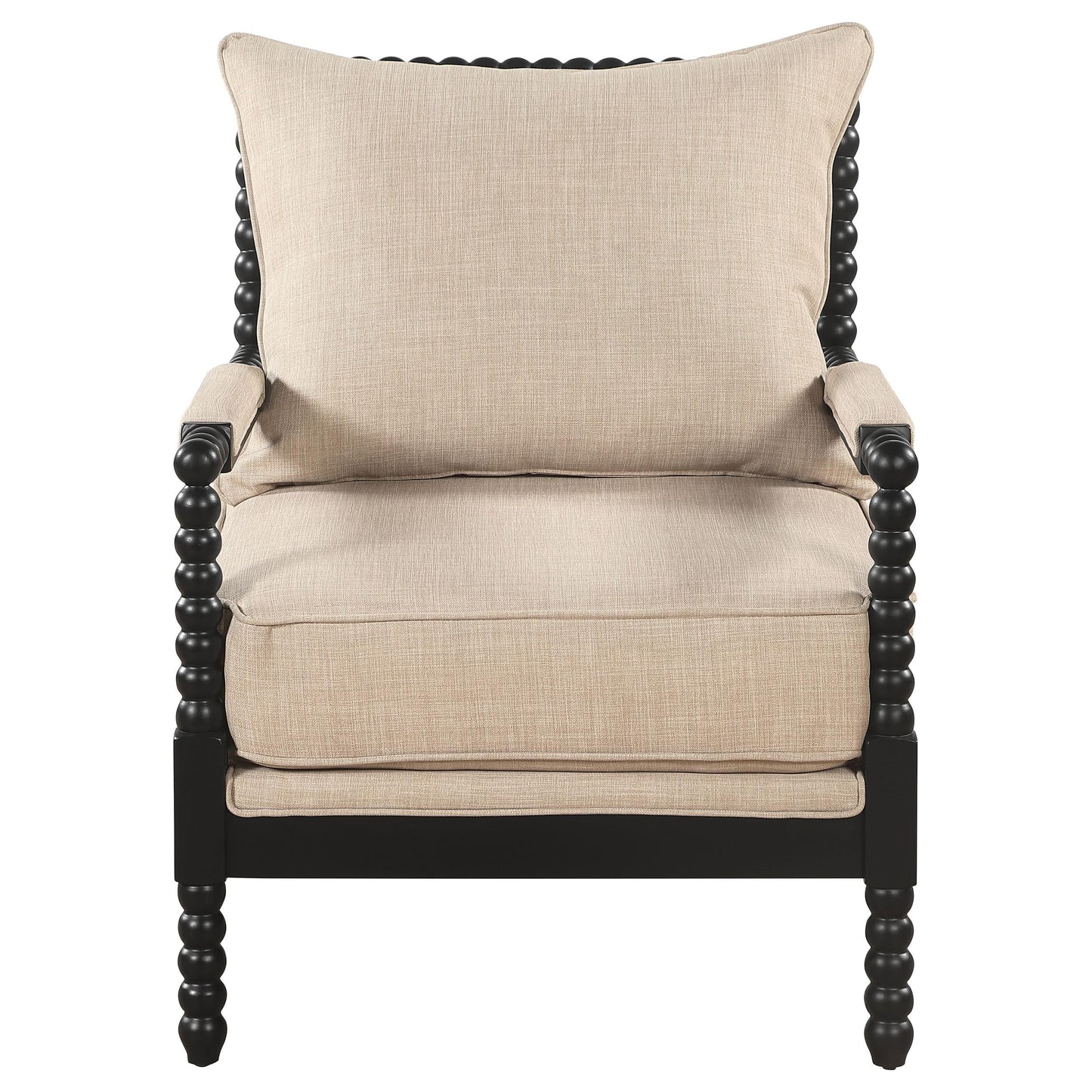 Blanchett Accent Chair - Beige / Black