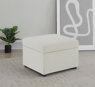 Winter Ottoman in Beige - Coaster Furniture