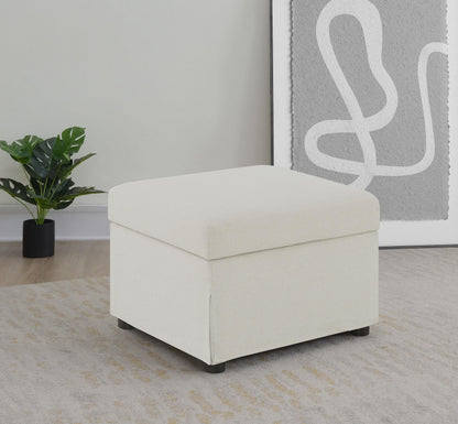 Winter Ottoman in Beige - Coaster Furniture