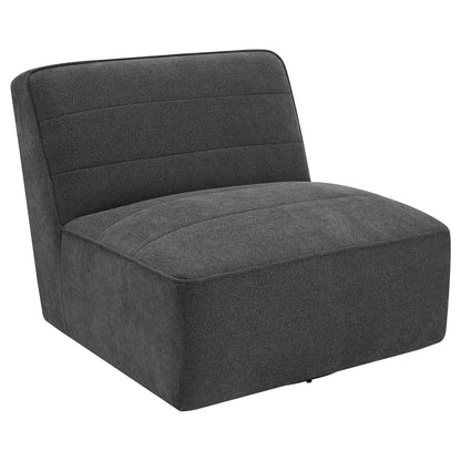 Cobie Swivel Chair in Dark Charcoal - Coaster Furniture