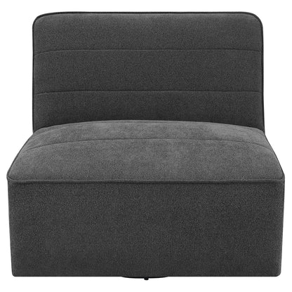 Cobie Swivel Chair in Dark Charcoal - Coaster Furniture