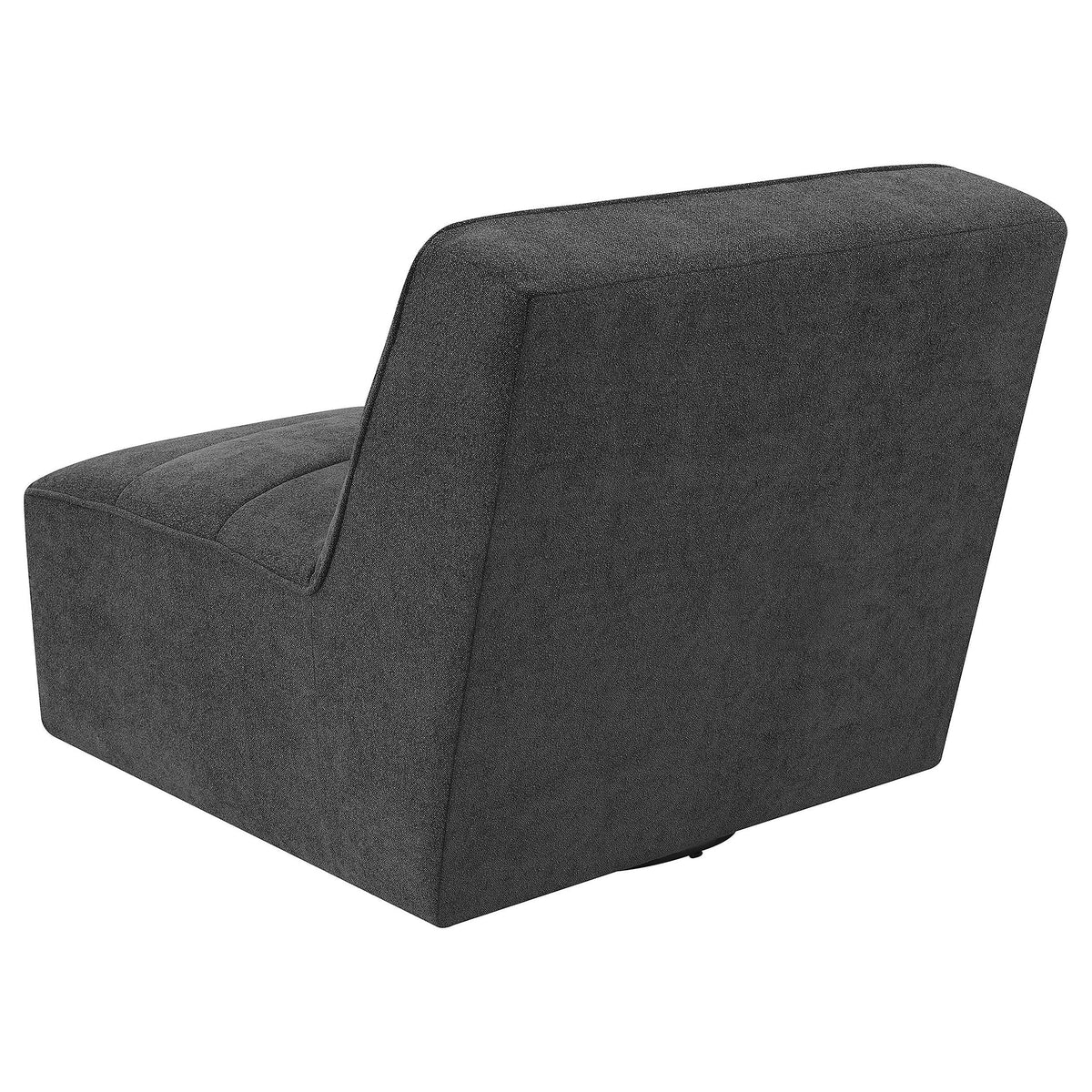 Cobie Swivel Chair in Dark Charcoal - Coaster Furniture