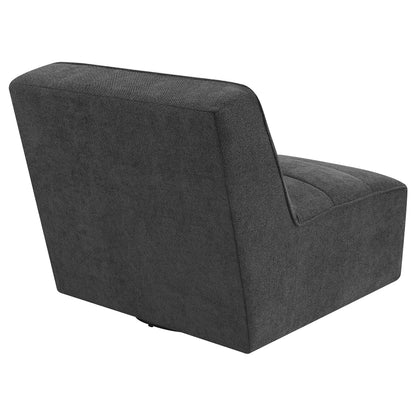 Cobie Swivel Chair in Dark Charcoal - Coaster Furniture
