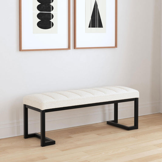 Mesa Bench in Vanilla - Coaster Furniture