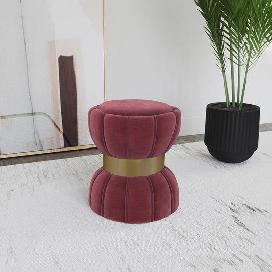Sora Ottoman in Berry - Coaster Furniture