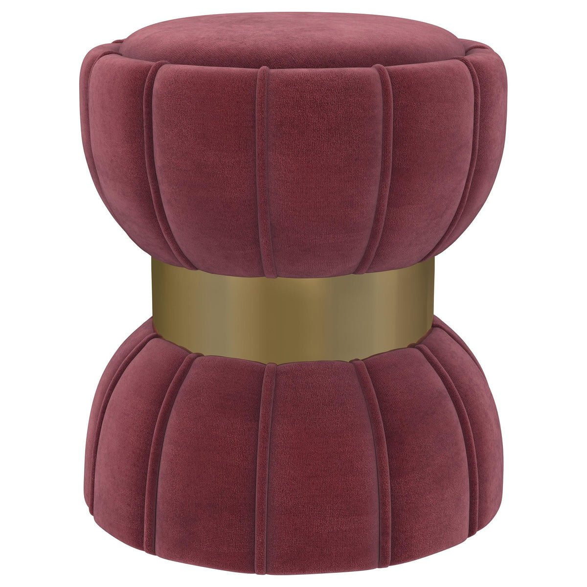 Sora Ottoman in Berry - Coaster Furniture