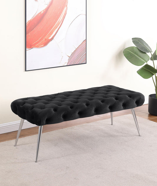 Ella Bench in Black - Coaster Furniture