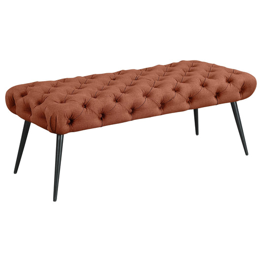Ella Bench in Black - Coaster Furniture