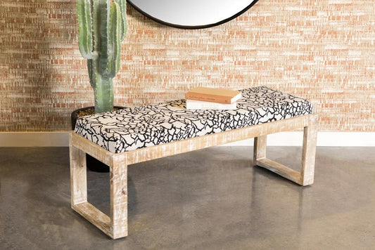 Aiden Bench in Rustic Beige