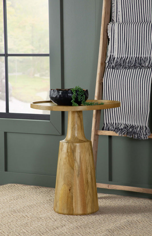 Ixia Side Table in Natural - Coaster Furniture