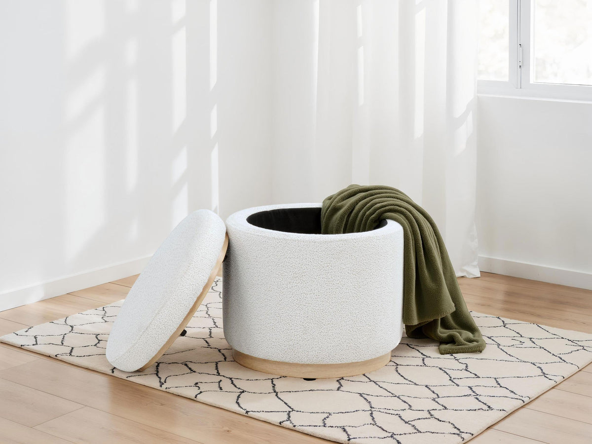 Remuda Ottoman in Ivory - Coaster Furniture