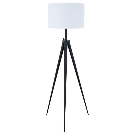 Harrington Floor Lamp in Black - Coaster Furniture