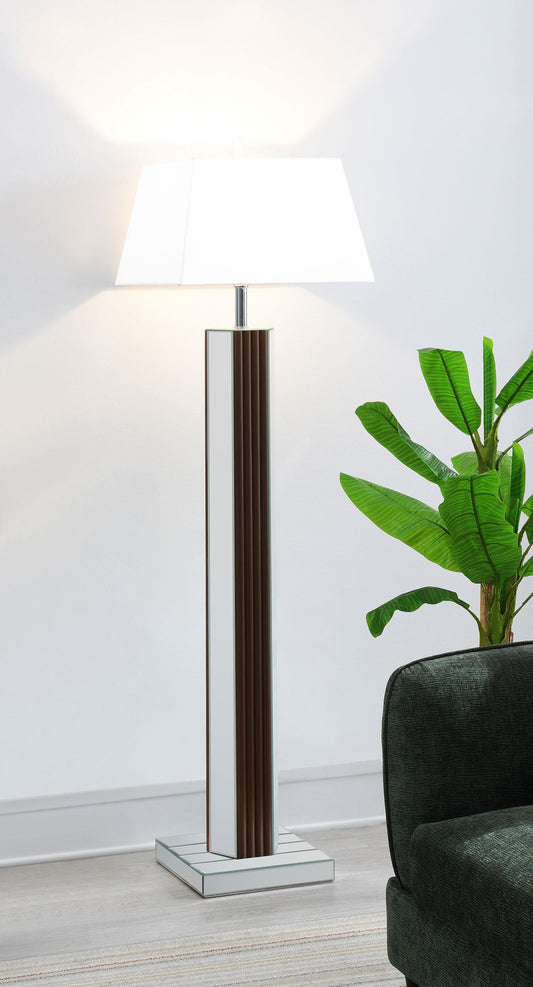 Elena Floor Lamp in Brown - Coaster Furniture
