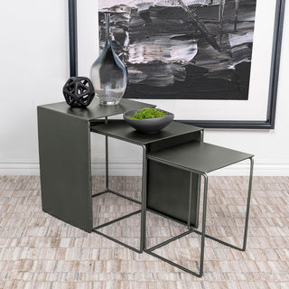 Imez 3-Piece Nesting Table in Grey - Coaster Furniture