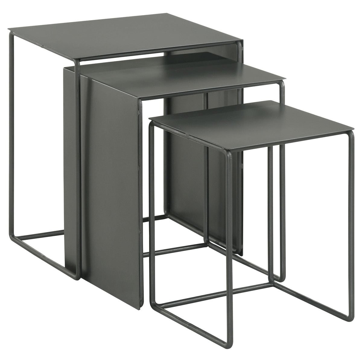 Imez 3-Piece Nesting Table in Grey - Coaster Furniture