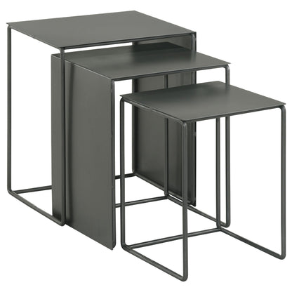 Imez 3-Piece Nesting Table in Grey - Coaster Furniture