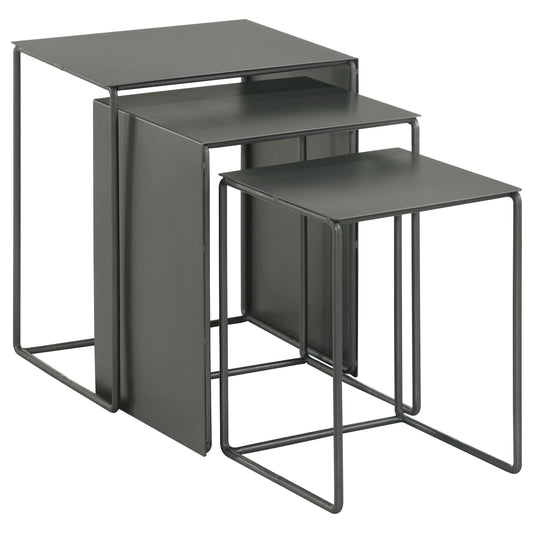 Imez 3-Piece Nesting Table in Grey - Coaster Furniture