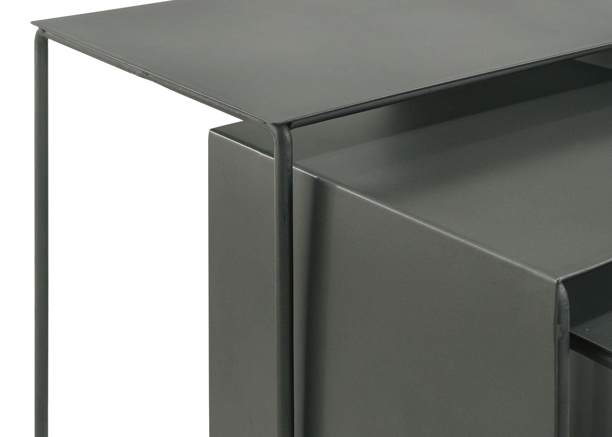 Imez 3-Piece Nesting Table in Grey - Coaster Furniture
