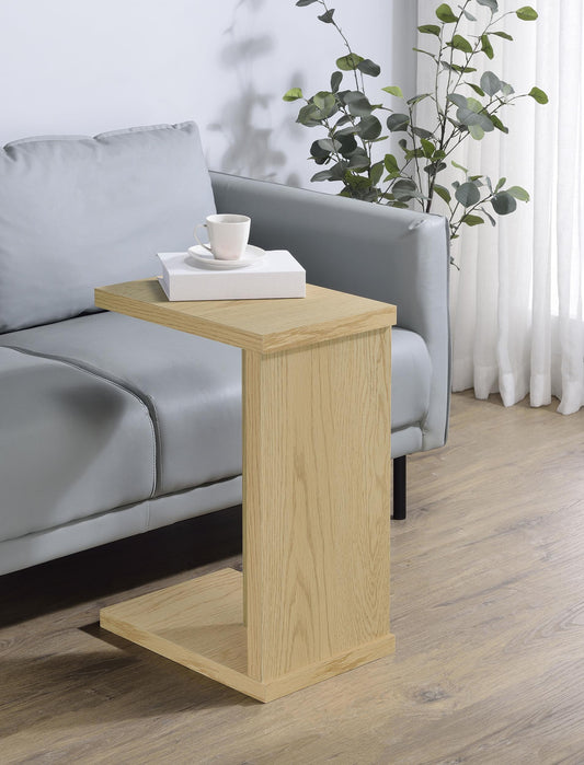Halden Side Table in Light Brown - Coaster Furniture