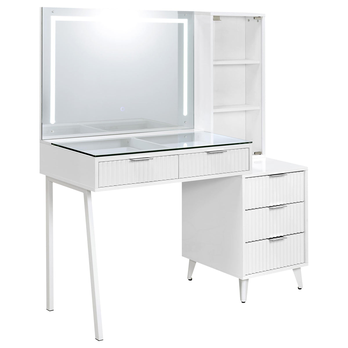 Bunbury Beauty Station in White - Coaster Furniture