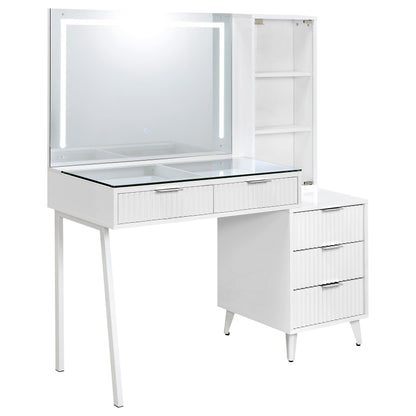 Bunbury Beauty Station in White - Coaster Furniture