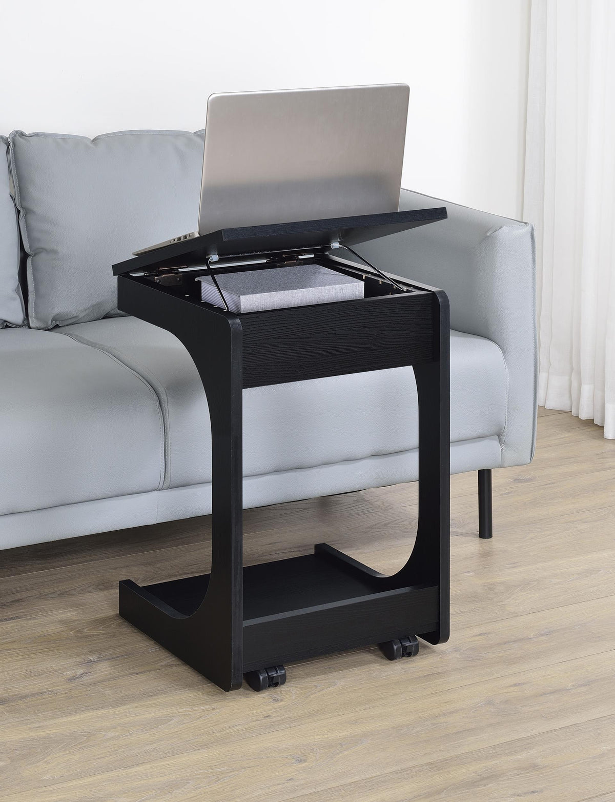 Ralston Side Table in Black - Coaster Furniture