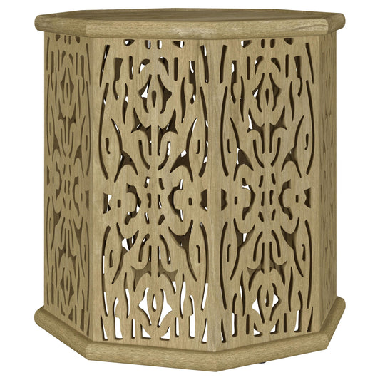 Acena Side Table in White - Coaster Furniture