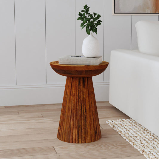 Aureo Side Table in Wild Honey - Coaster Furniture