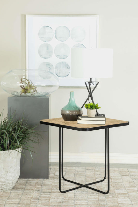 Elyna Side Table in Beige - Coaster Furniture