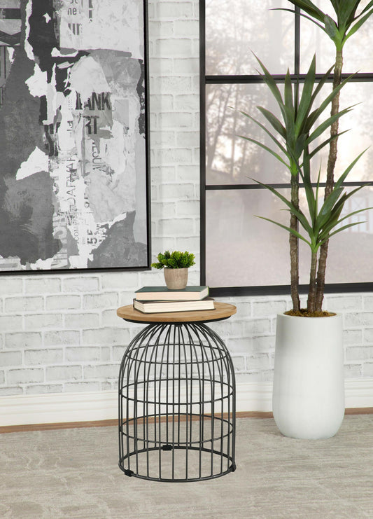 Bernardo Side Table in Gunmetal - Coaster Furniture