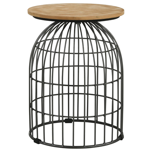 Bernardo Side Table in Gunmetal - Coaster Furniture
