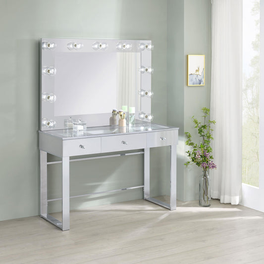 Umbridge Vanity Set in Light Grey - Coaster Furniture