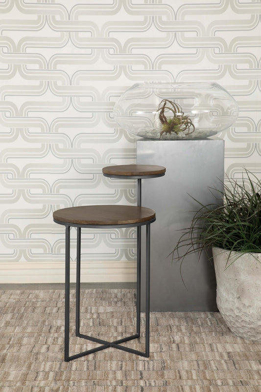 Yael Side Table in Natural - Coaster Furniture