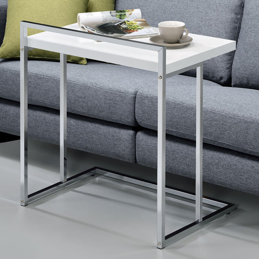 Dani Side Table in White High Gloss - Coaster Furniture