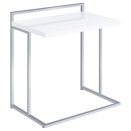 Dani Side Table in White High Gloss - Coaster Furniture