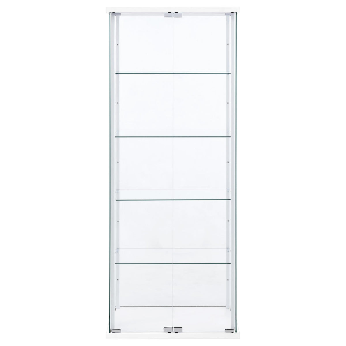 Delphinium Curio Cabinet in Black - Coaster Furniture