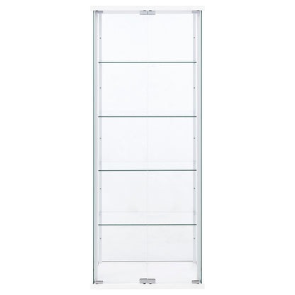 Delphinium Curio Cabinet in Black - Coaster Furniture