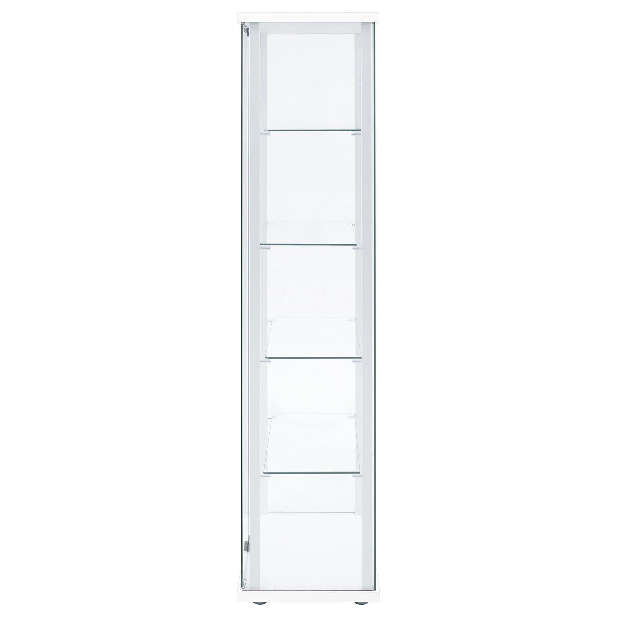 Delphinium Curio Cabinet in Black - Coaster Furniture