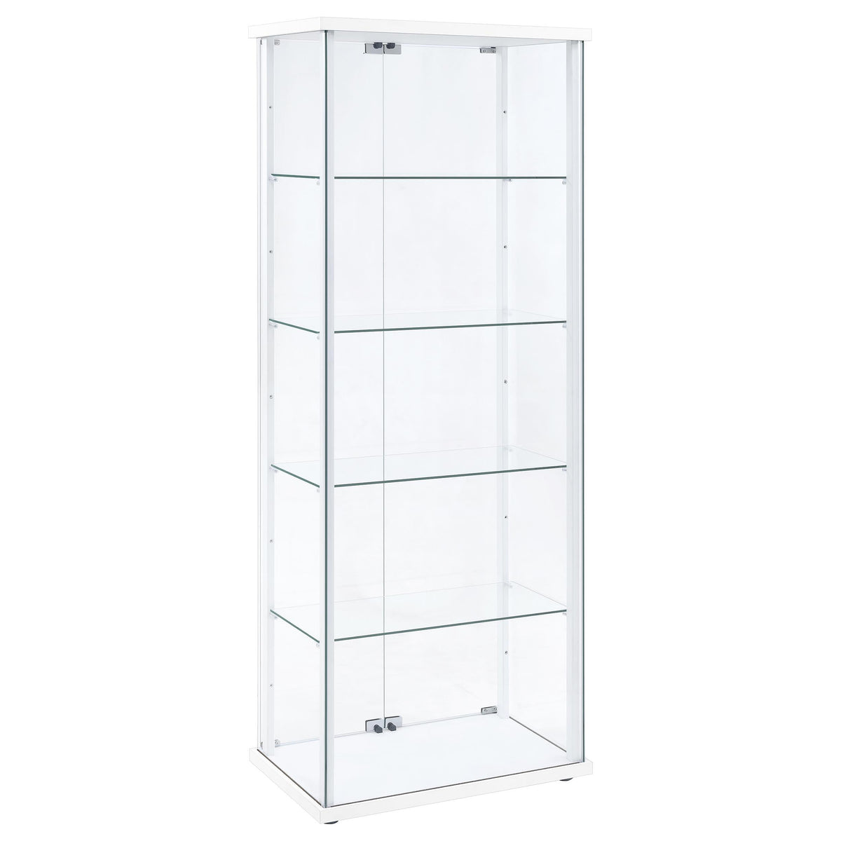 Delphinium Curio Cabinet in Black - Coaster Furniture