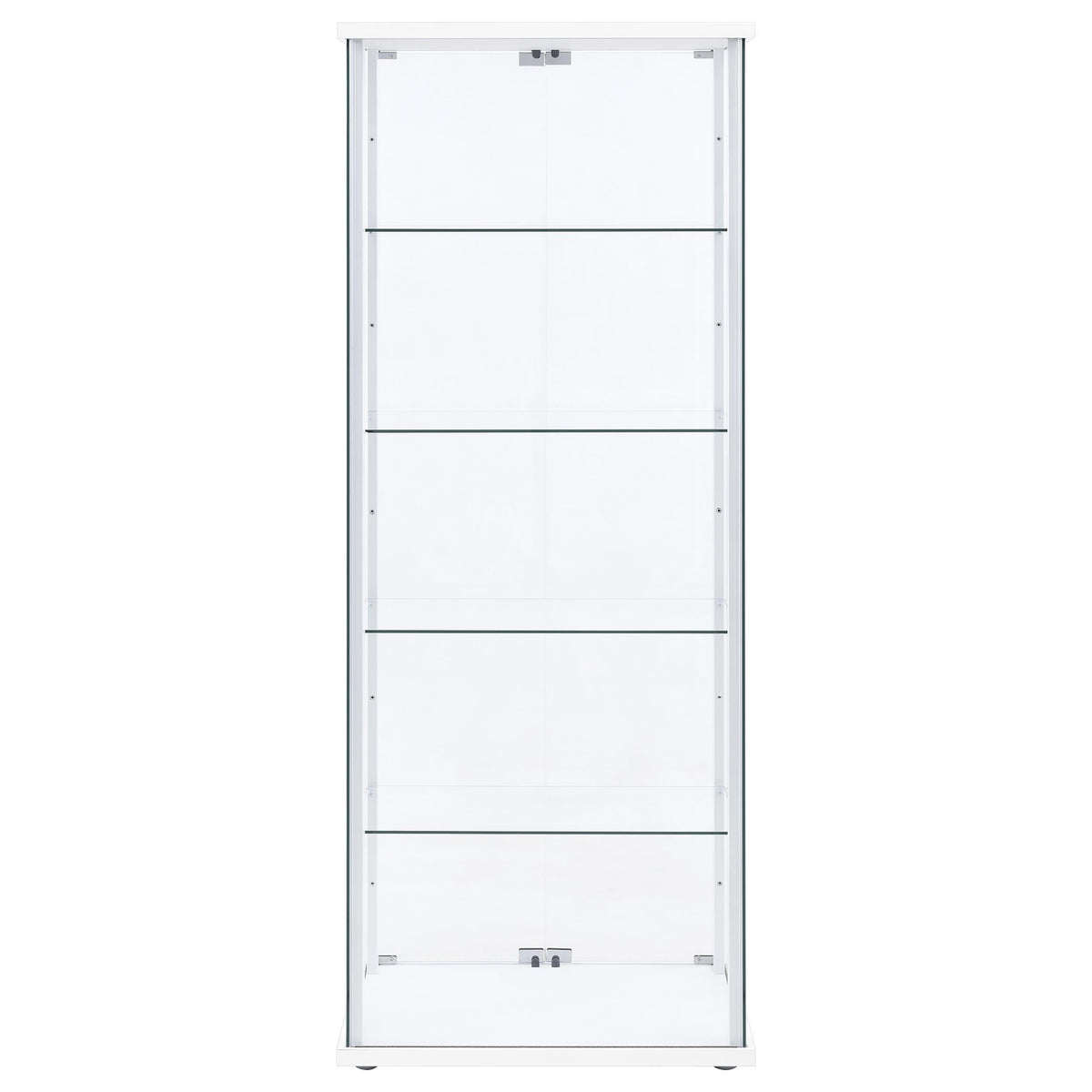 Delphinium Curio Cabinet in Black - Coaster Furniture
