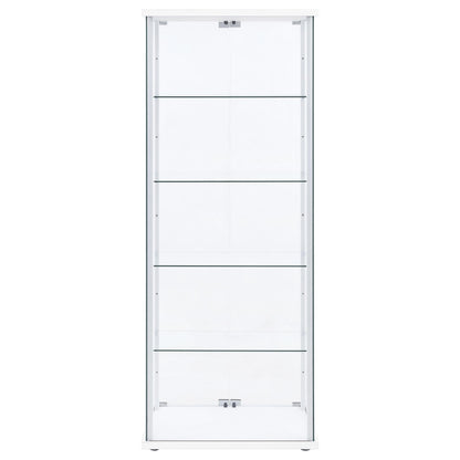 Delphinium Curio Cabinet in Black - Coaster Furniture