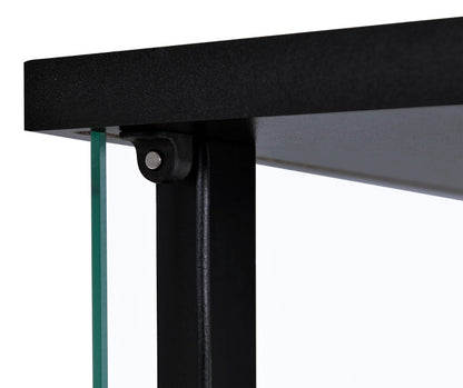 Delphinium Curio Cabinet in Black - Coaster Furniture