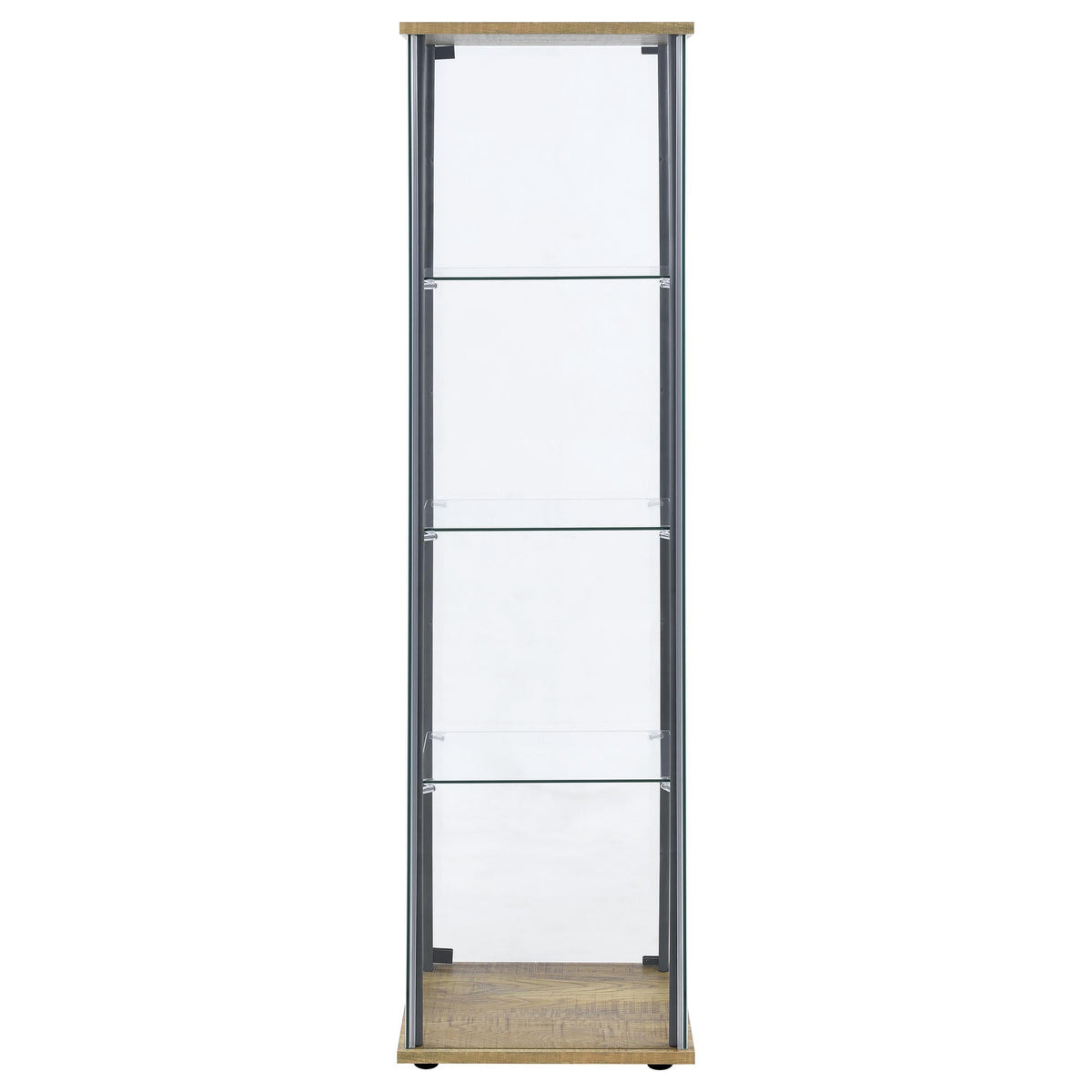 Delphinium Curio Cabinet in Black - Coaster Furniture