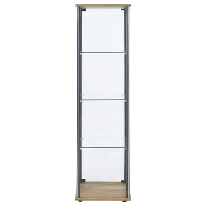 Delphinium Curio Cabinet in Black - Coaster Furniture