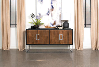 Borman Accent Cabinet in Walnut - Coaster Furniture