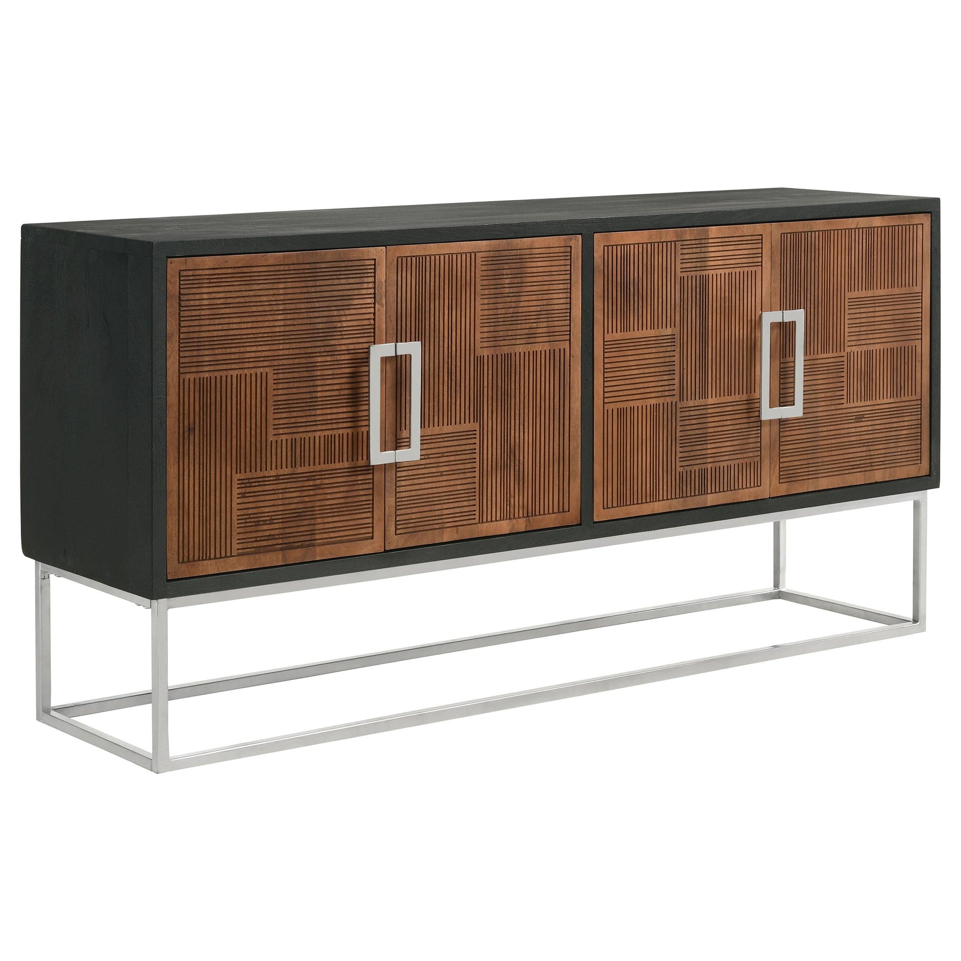 Borman Accent Cabinet in Walnut - Coaster Furniture
