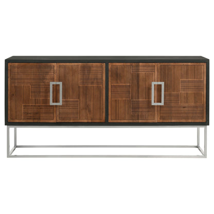 Borman Accent Cabinet in Walnut - Coaster Furniture