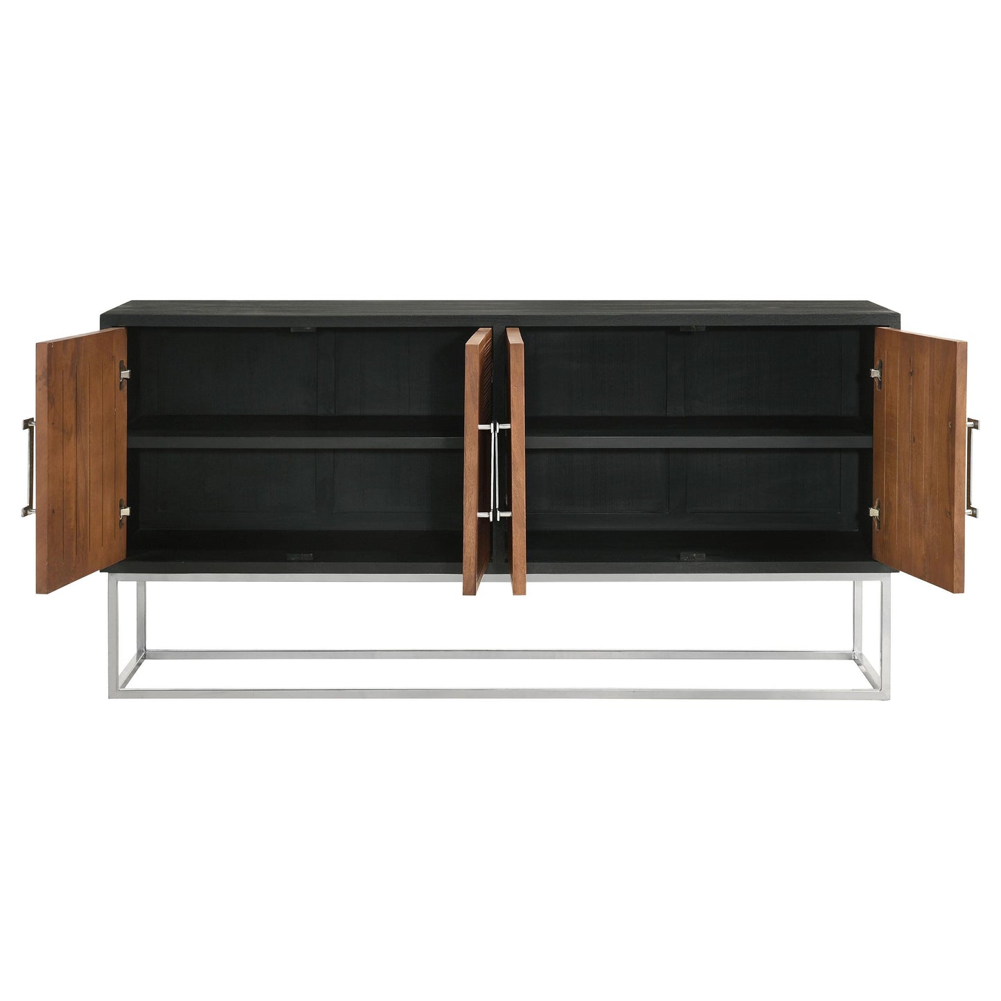 Borman Accent Cabinet in Walnut - Coaster Furniture
