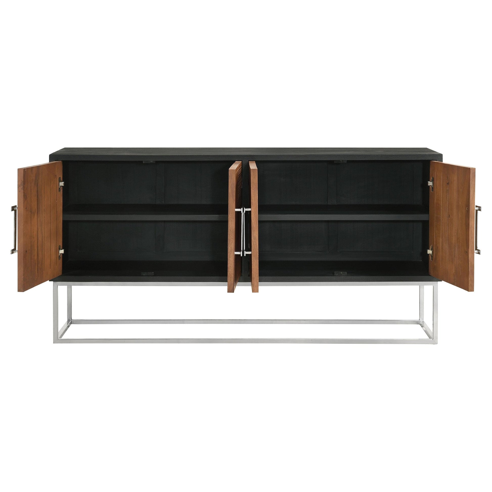 Borman Accent Cabinet in Walnut - Coaster Furniture